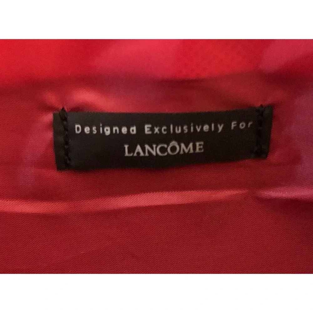 Lancôme- Overnight- Makeup - Travel Bag  - Toiletries Set of 4 bags- Black & Red